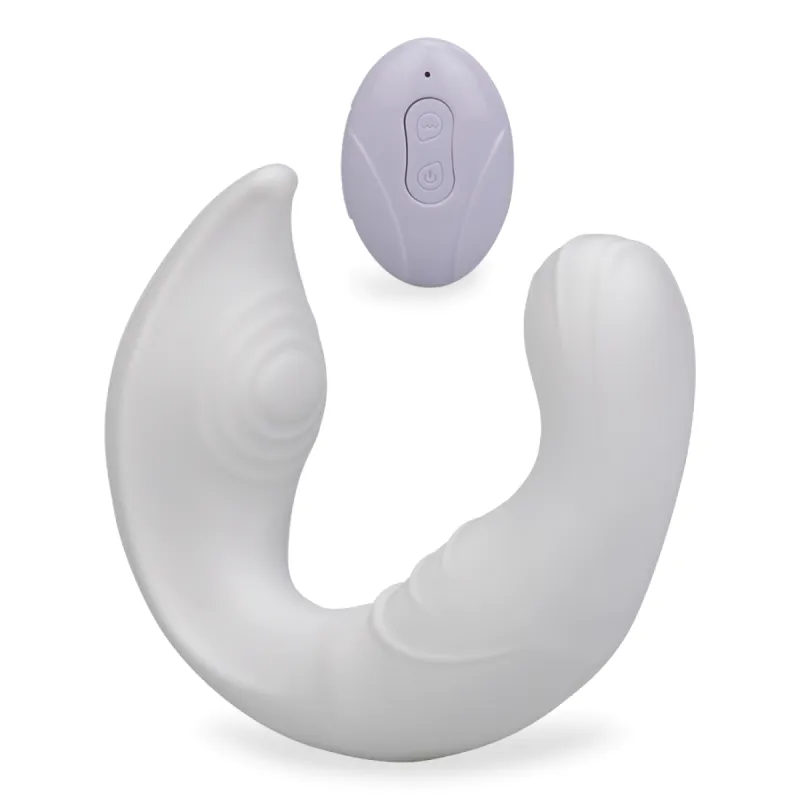 Vibromasseur de couple 2-en-1 point G et clitoris