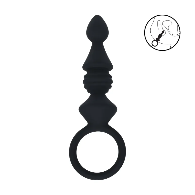Sonde Anale Ribbed Silicone