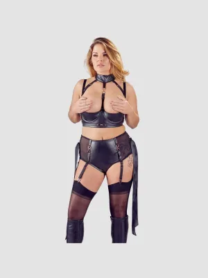 Ensemble 3 Pièces Ouvert Harnais & Maille Fine