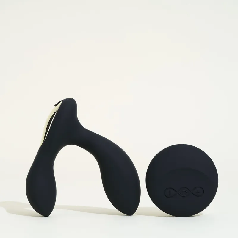 Stimulateur prostatique Hugo 2 Remote de Lelo - 10,4 cm Noir