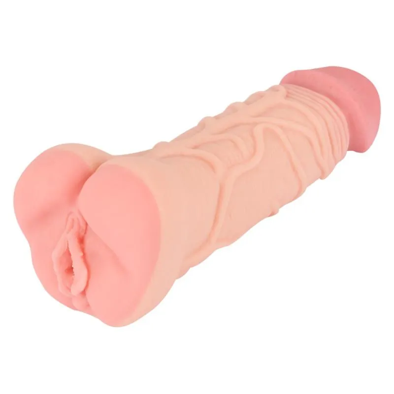 Nature Skin - Extension + Masturbateur 2-en-1 - 22 cm