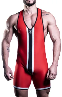 Sparta's Harness Singlet MINERVA Rouge