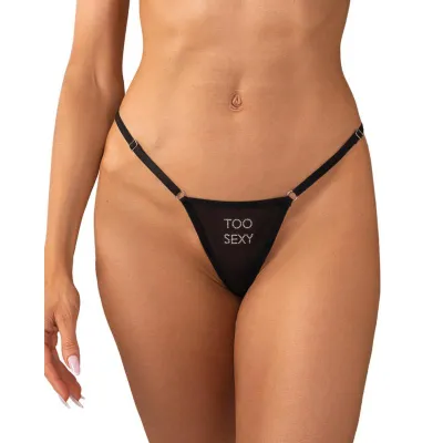 Obsessive - Violami Sexy String - Noir