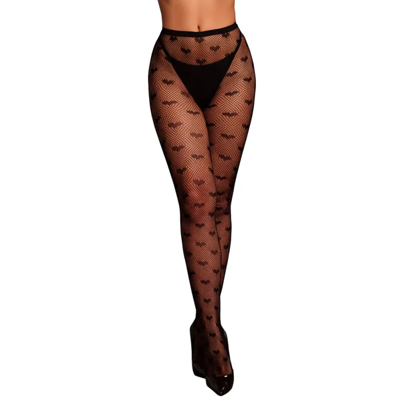 Collants motif coeur - Taille unique (XS à XL)
