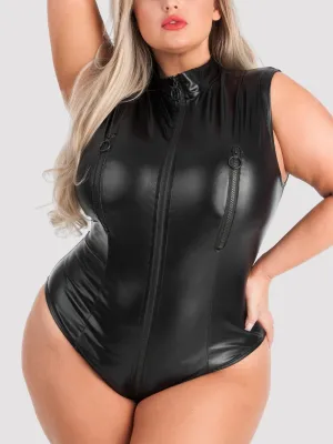 Body Sans Manches Wetlook Fierce Noir GT