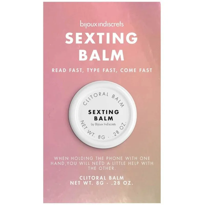 Baume clitoridien chauffant Sexting Balm gingembre - Bijoux Indiscrets