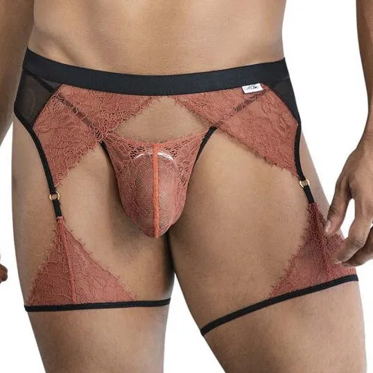 String et Porte-Jarretelles MOREYO Terracotta