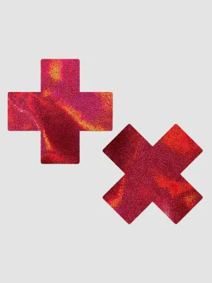 Caches-Tétons Everyday Croix Rouge