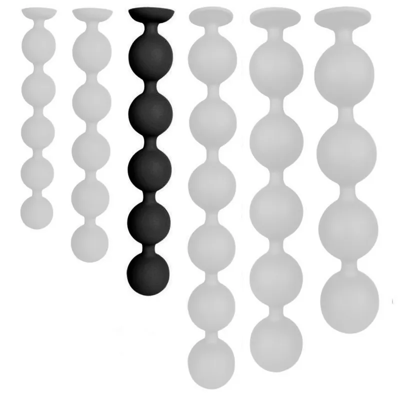 Chapelet anal BULBY BUTT L 36 x 5.7 cm Noires