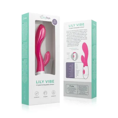 EasyToys - Vibromasseur Rabbit "Lily" - Rose