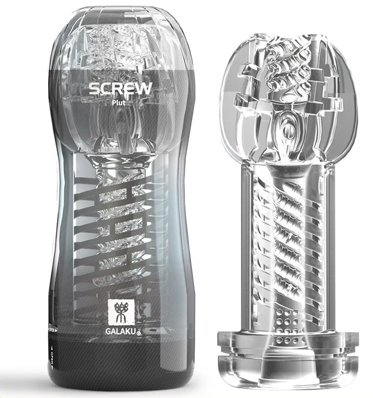 Masturbateur SCREW III Galaku Gris