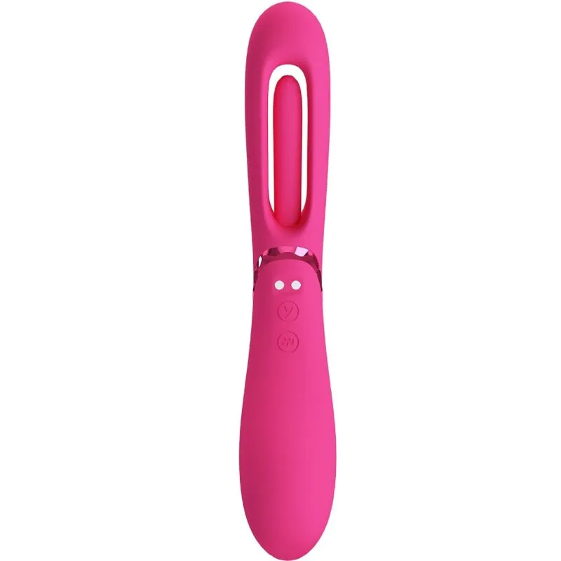 Vibromasseur point G Lexie 7 vibrations rose - Romance