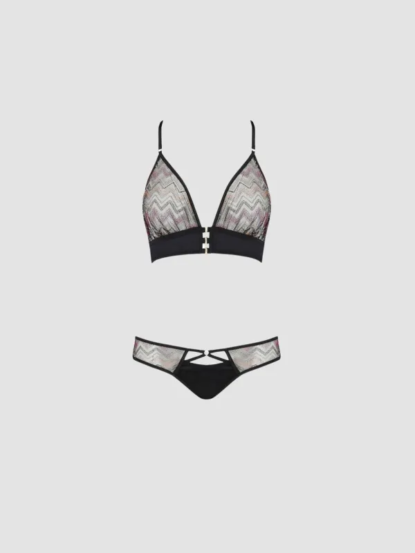 Ensemble 2 Pièces Lagerta Noir & Marron