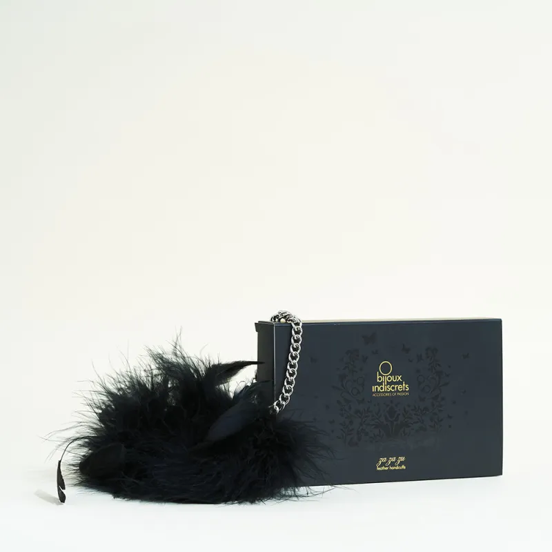 Menottes en plumes zaza Bijoux Indiscrets -