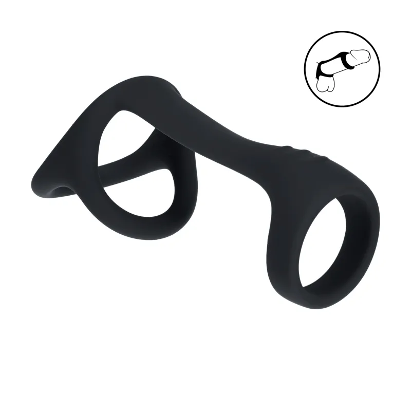 Cockring Tri O Shaft Silicone