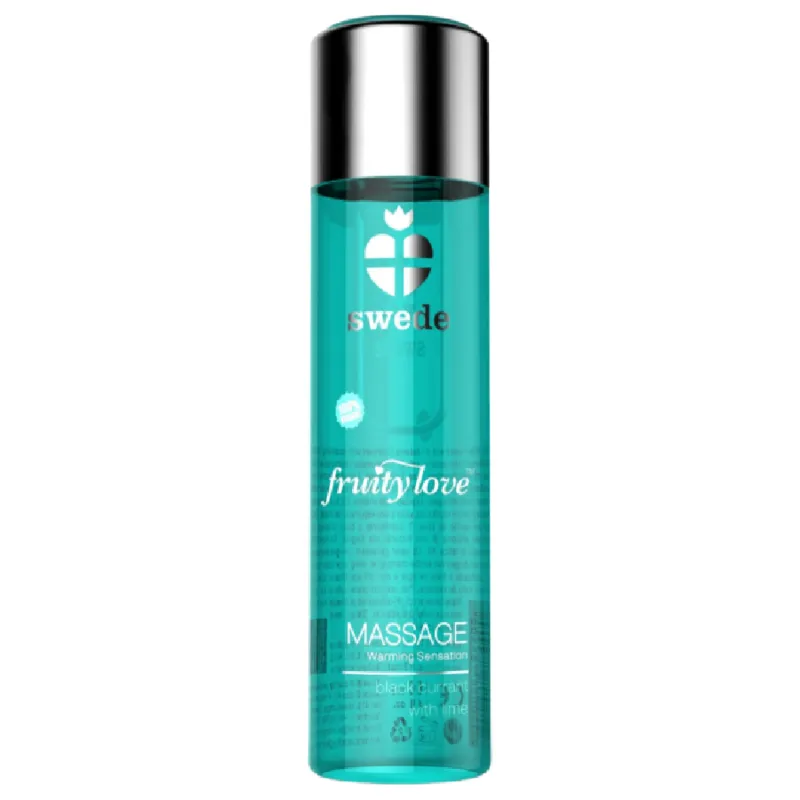 Huile Massage Fruity Love Cassis Citron Vert 120ml - Swede