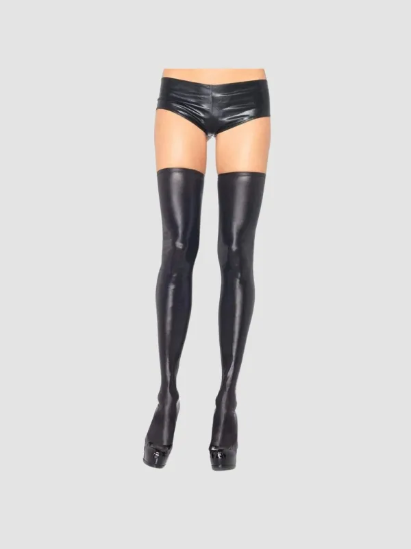 Bas wetlook Zora noir M/L