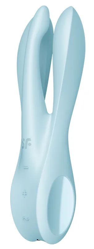 Stimulateur de clitoris vibrant THREESOME 1 Satisfyer Bleu