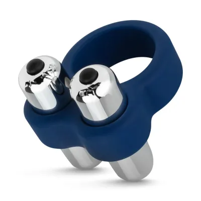 Anneau Vibrant pour le Pénis - Bleu
