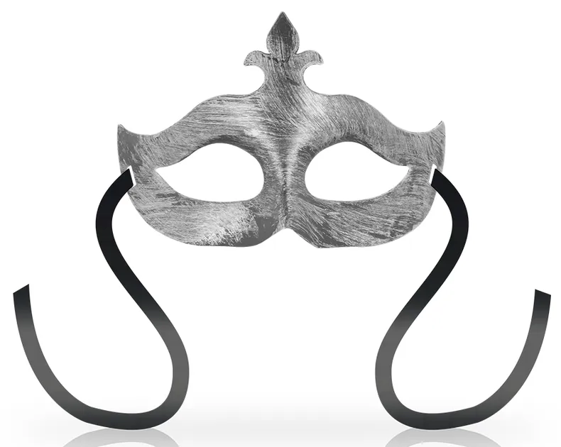 Masque OHMAMA Fleur de Lys Argent