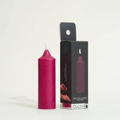 Bougie basse température BDSM de Ouch ! - 12 cm Rose
