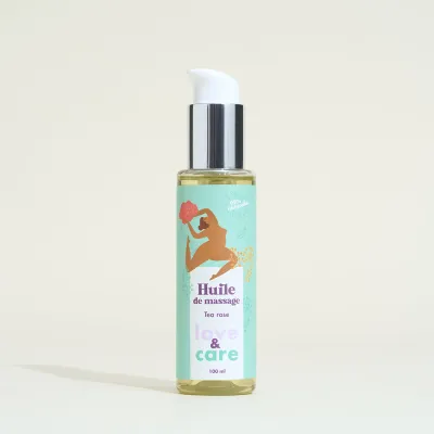 Huile de massage parfumée Love&Care - Tea Rose