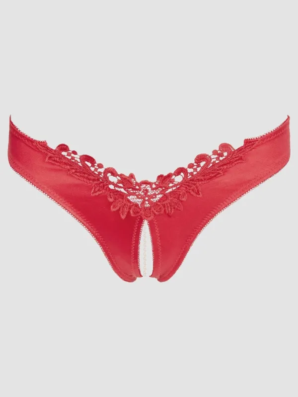 String Rio à Perles Rouge