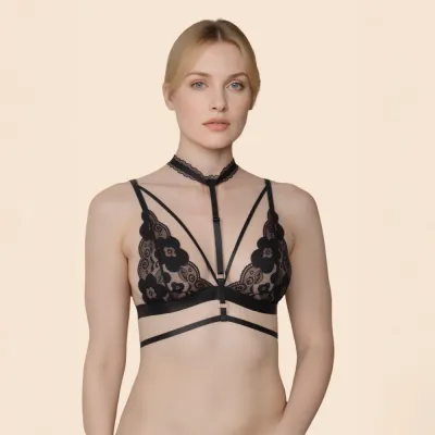 Soutien-gorge harnais Camélia - S/M