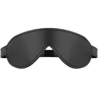Masque BDSM Intense Cuir Synthétique Noir - Intense Fetish