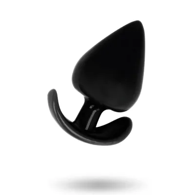 Plug Anal Flexible Noir 6,5 cm - Addicted Toys
