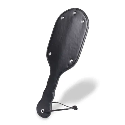 Cravache cuir noir de soumission