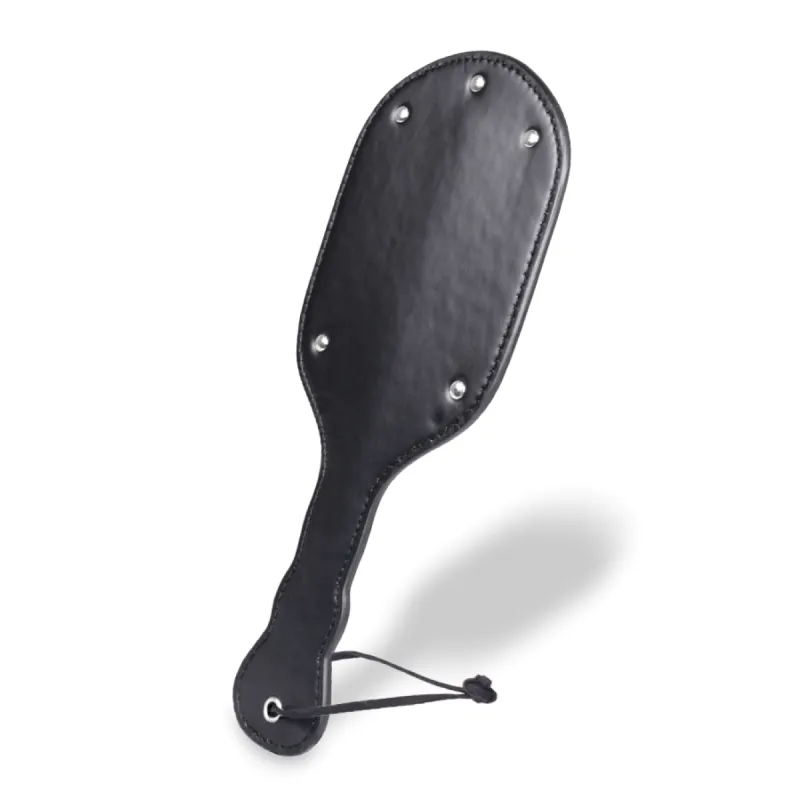 Cravache cuir noir de soumission