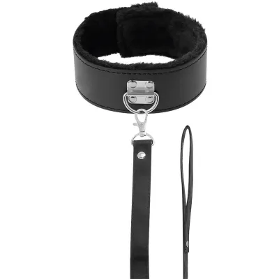 Collier BDSM avec chaîne en titane noir Darkness - Darkness
