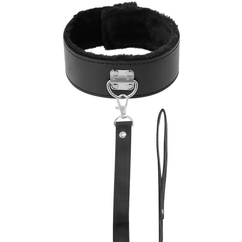 Collier BDSM avec chaîne en titane noir Darkness - Darkness