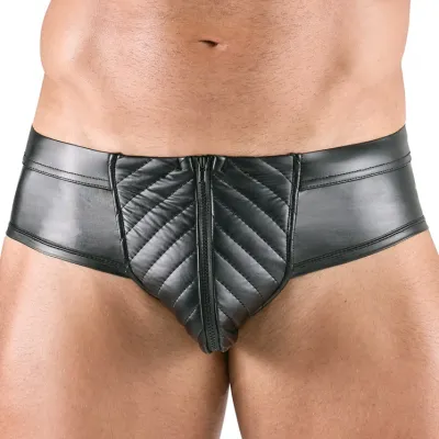 Svenjoyment Slip sexy ouvert MATEN Noir