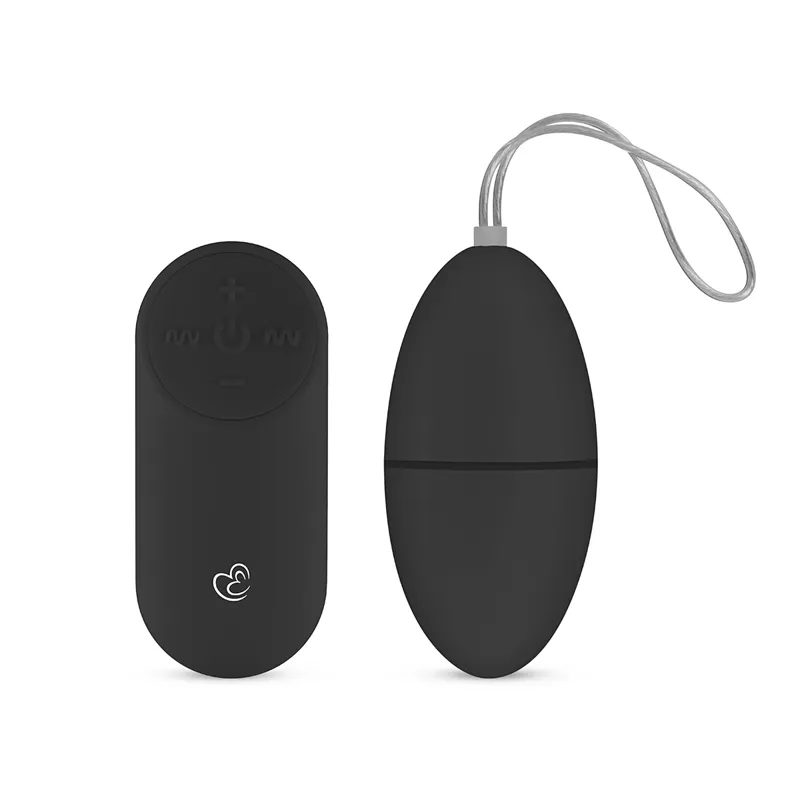 EasyToys - Œuf Vibrant avec télécommande - Noir