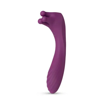 Vibromasseur avec Perles Rotatives - Violet