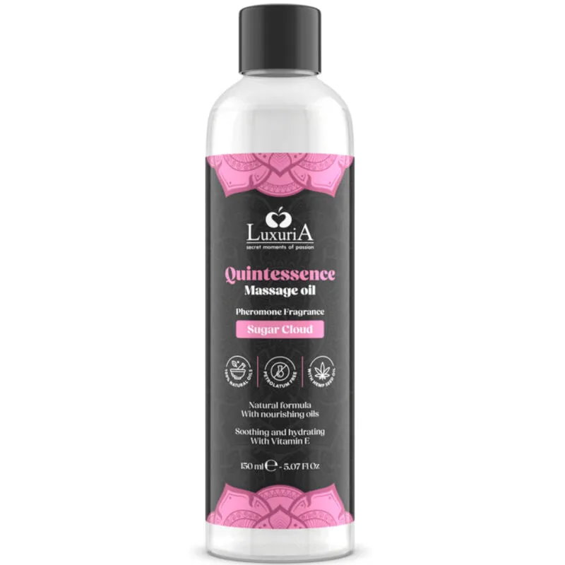 Huile Massage Quintessence Barbe à Papa 150ml - Intimateline