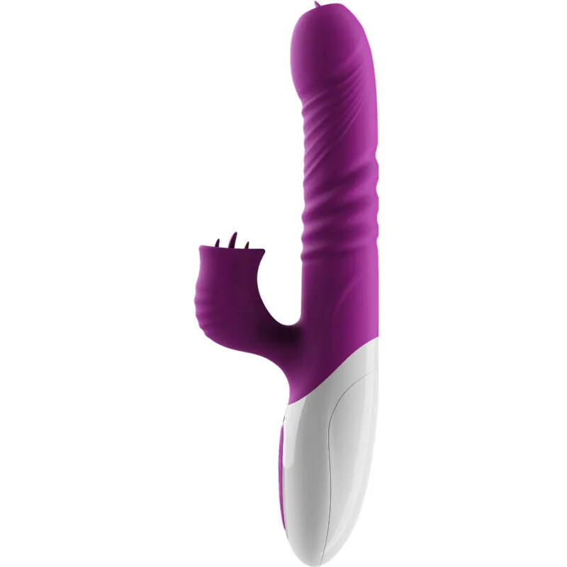 Vibrateur double langue effet chaleur Armony violet - Armony