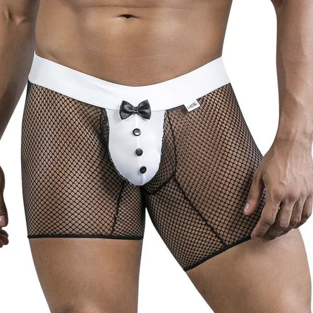 CandyMan Boxer majordome HECTOR Blanc-Noir