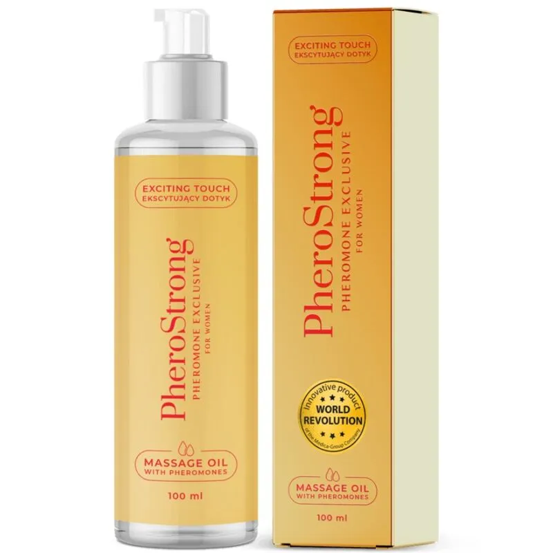Huile de massage aux phéromones Exclusive 100ml - PheroStrong