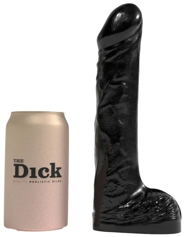 Gode LORENZO The Dick 19 x 5 cm Noir