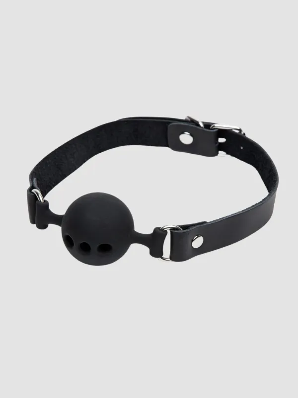 Bâillon Boule Silicone Respirant Medium