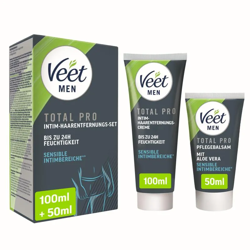 Veet Men – Coffret Épilation Intime – 100 ml + 50 ml