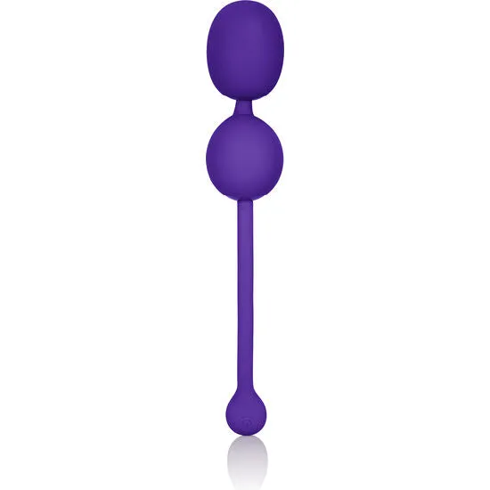Boules de geisha vibrantes en silicone violet - CalExotics