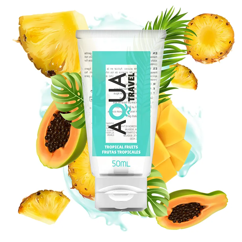 Lubrifiant Aqua Travel Fruits Tropicaux Format Voyage 50ml