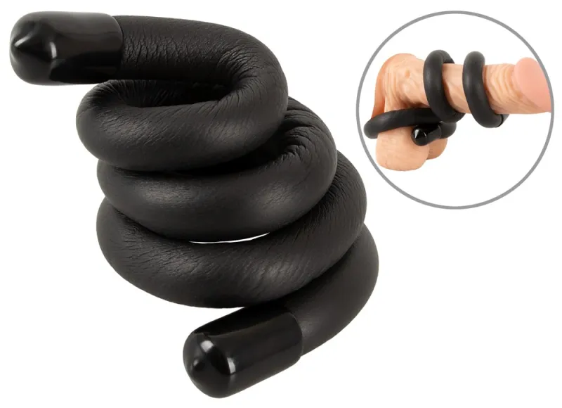 Anneau pénien ajustable BEND COCK Noir
