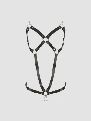 Harnais body en cuir Zado Fetish