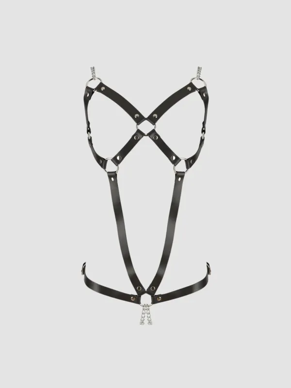 Harnais body en cuir Zado Fetish