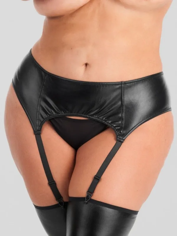 Porte-jarretelles wetlook Fierce 1X/2X